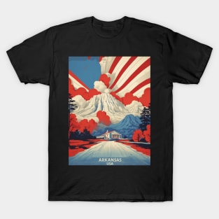 Arkansas United States of America Tourism Vintage Poster T-Shirt